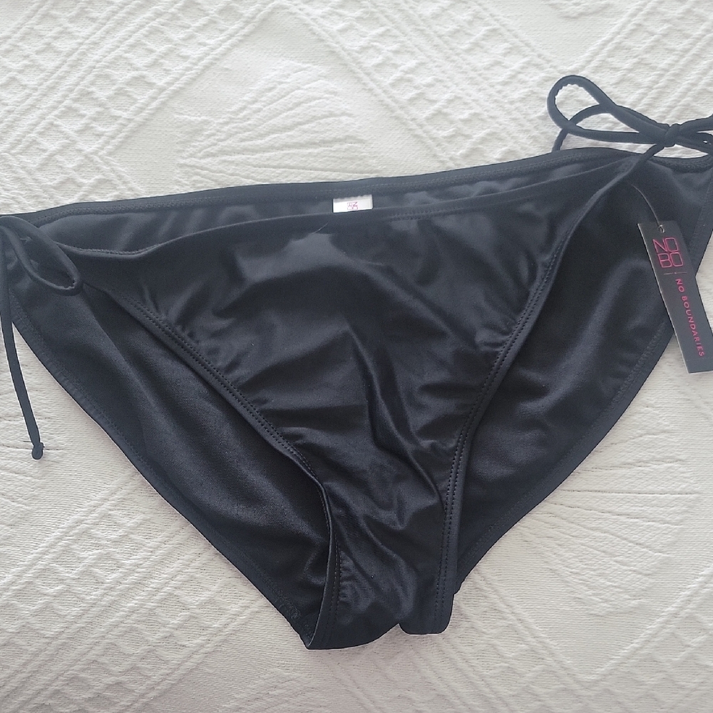 No Boundaries Black Bikini Bottom